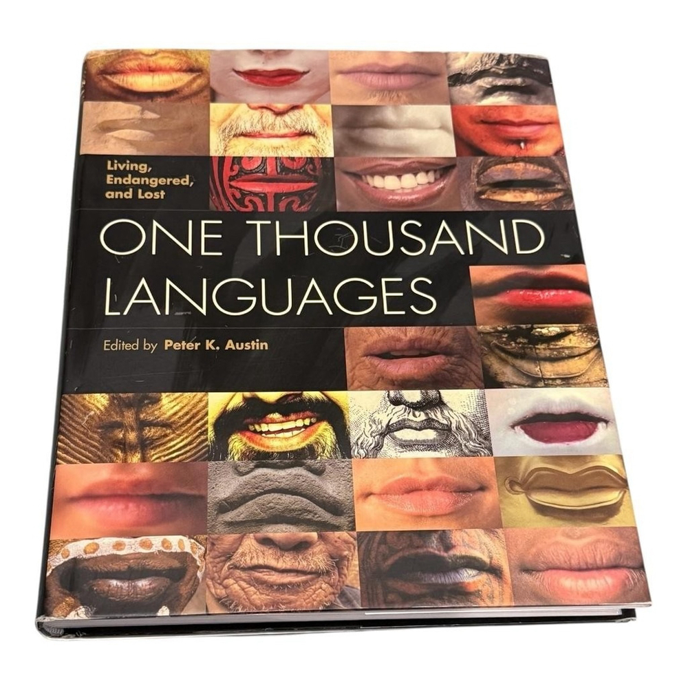 One Thousand Languages Peter K Austin Hardcover Book Illustrated Reference Atlas